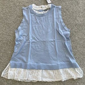 New LOFT short sleeve blouse